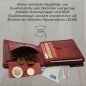 Preview: Italy Petro Büffel Leder Portemonnaie im Retro Used Look Herren Querformat